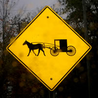 Caution: Amish